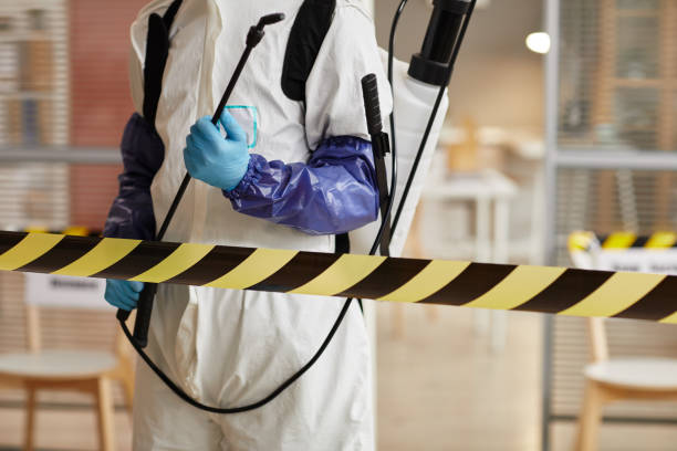 Professional Sewage Cleanup technician working in Sutton, NE